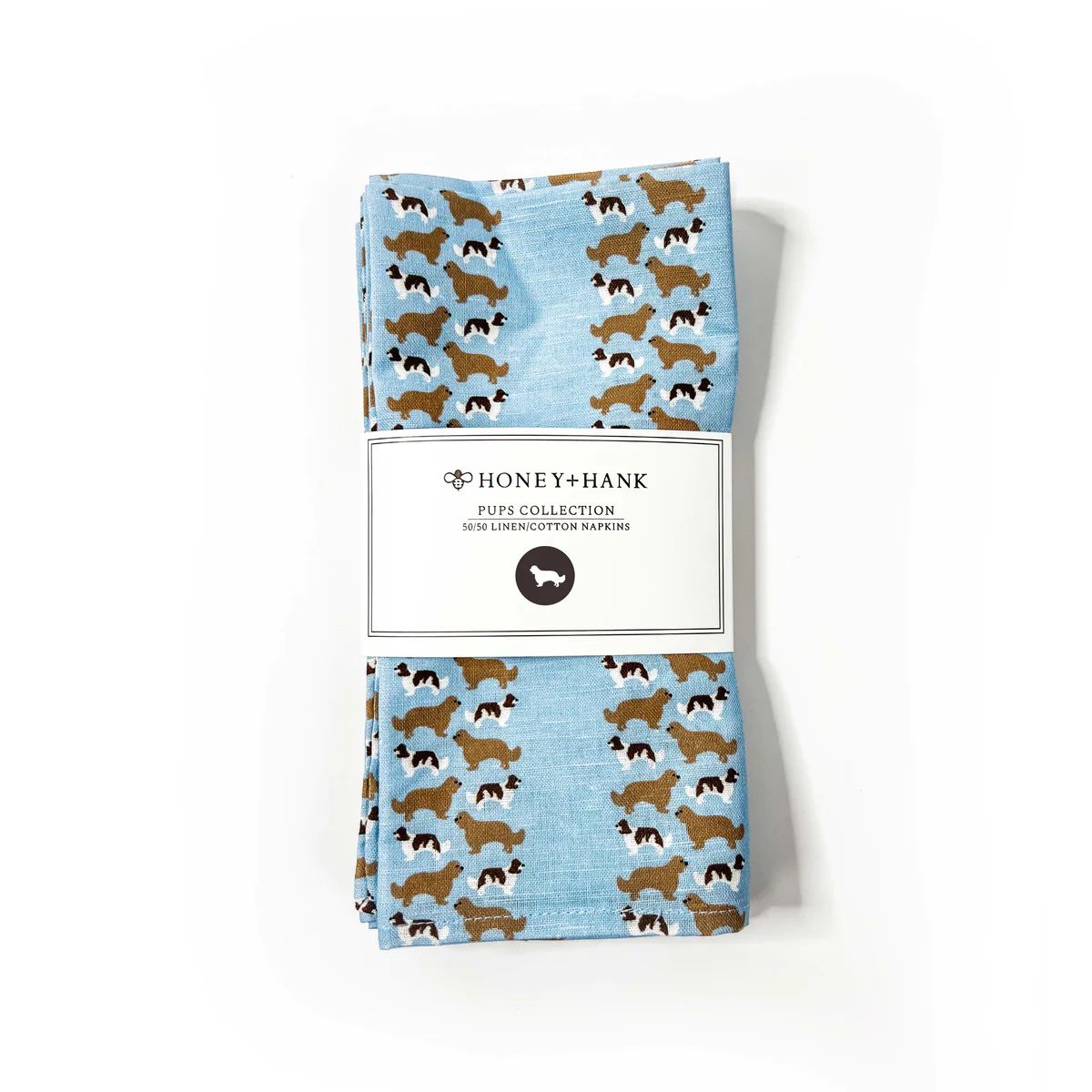 Spaniel Braid Stripe Napkins | Honey + Hank