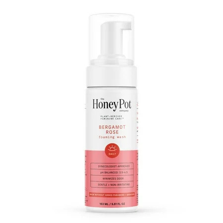 The Honey Pot Company, Bergamot Rose Foaming Wash, 5.51 fl. oz. | Walmart (US)