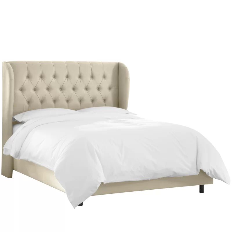 Elsa Tufted Upholstered Low Profile Standard Bed | Wayfair North America