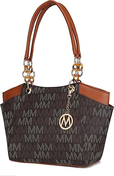 MKF Collection Tote Bag for Women – PU Leather-Top-Handle Satchel Shoulder Handbag | Amazon (US)