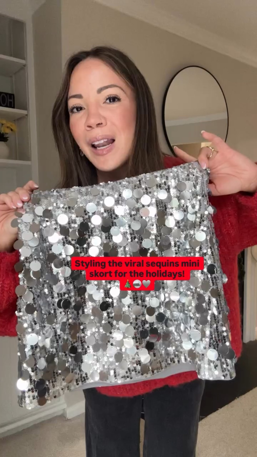 Styling the viral sequin mini skort for the holidays 🪩💃🏽
Obsessed with the burgundy tights paired with silver sequins, and this fur coat is the finishing touch.

Everything is linked on my LTK, but comment HOLIDAY and I’ll send the details straight to you!
.
.
.
.
sequin skirt, burgundy holiday outfit, festive outfit inspo, holiday party look, Christmas outfit inspo, New Year’s Eve outfit, winter fashion trends, holiday styling reel, viral holiday outfit, silver sequin outfit, fur coat holiday look, winter glam, holiday style inspiration #winterfashion #holidayoutfitideas #furseason #furcoat #datenightoutfit #fashionreel #outfitreel #abercrombiestyle #abercrombiepartner 
#jessicasimpson #jessicasimpsonstyle

#LTKgrwm #LTKootd #LTKHoliday