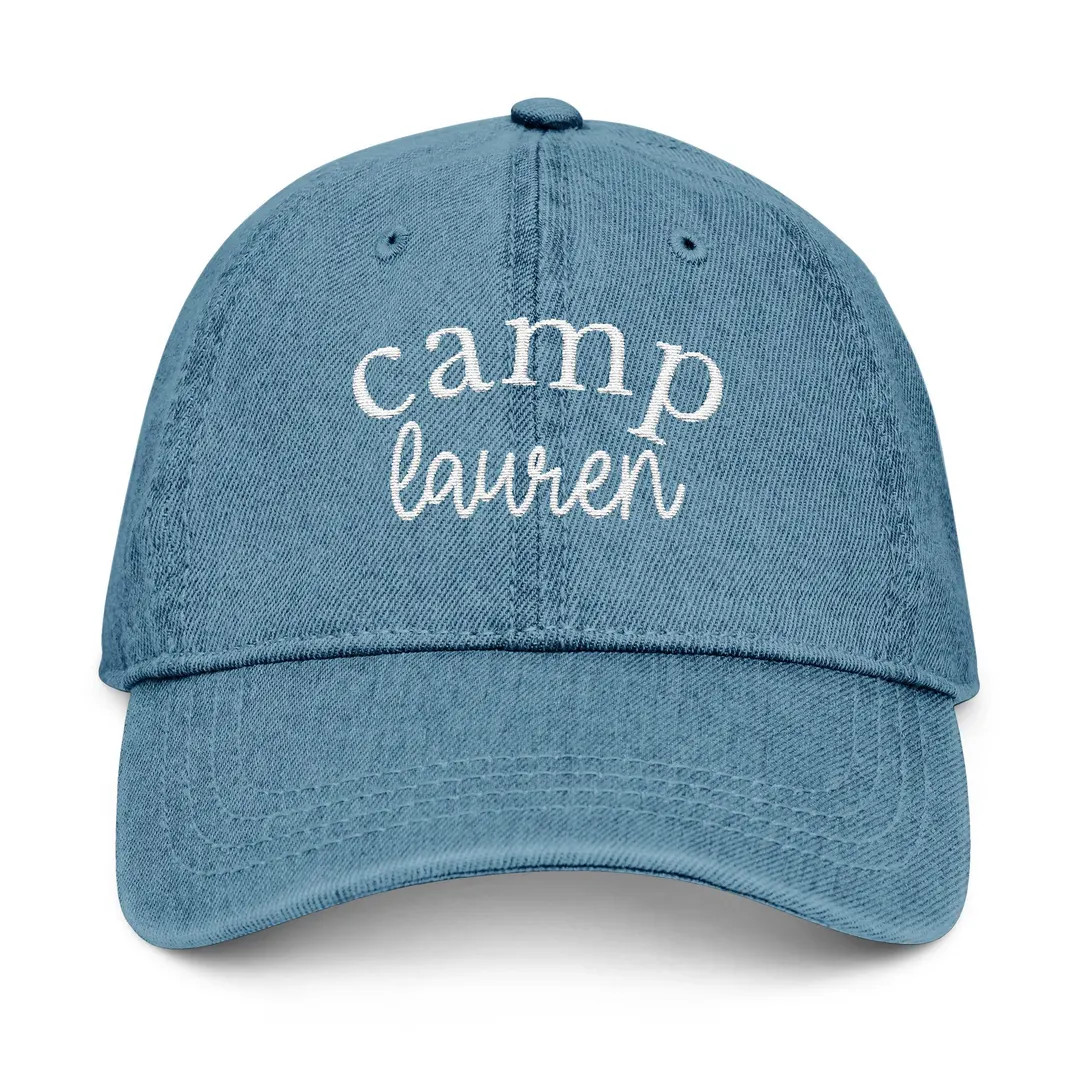 Custom Embroidered Camp Bach Hat | Bride & Bridesmaid Hats for Camp Bachelorette | Camp Bach Part... | Etsy (US)