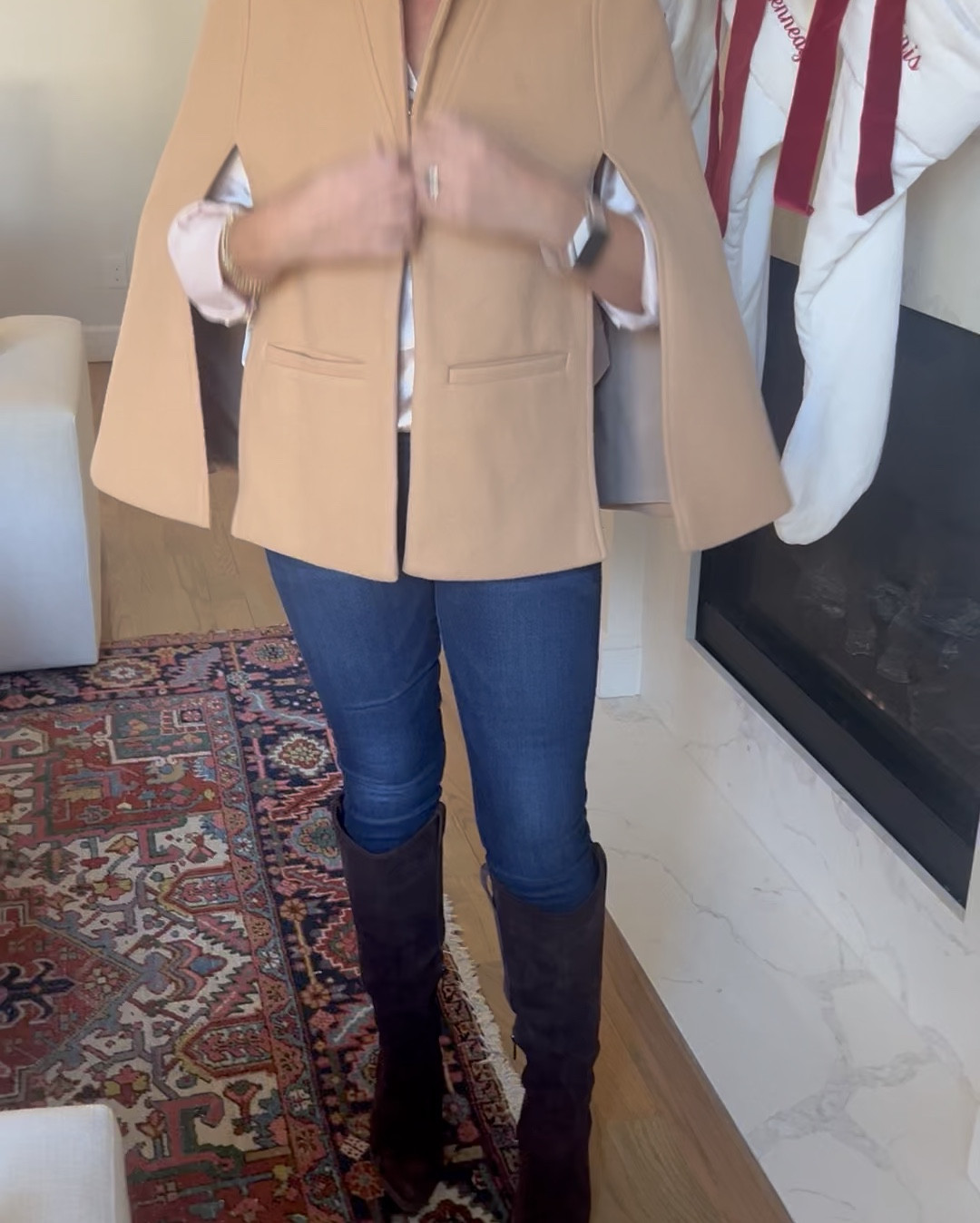 The cape dupe you need! 

#LTKHoliday #LTKmomlife #LTKootd