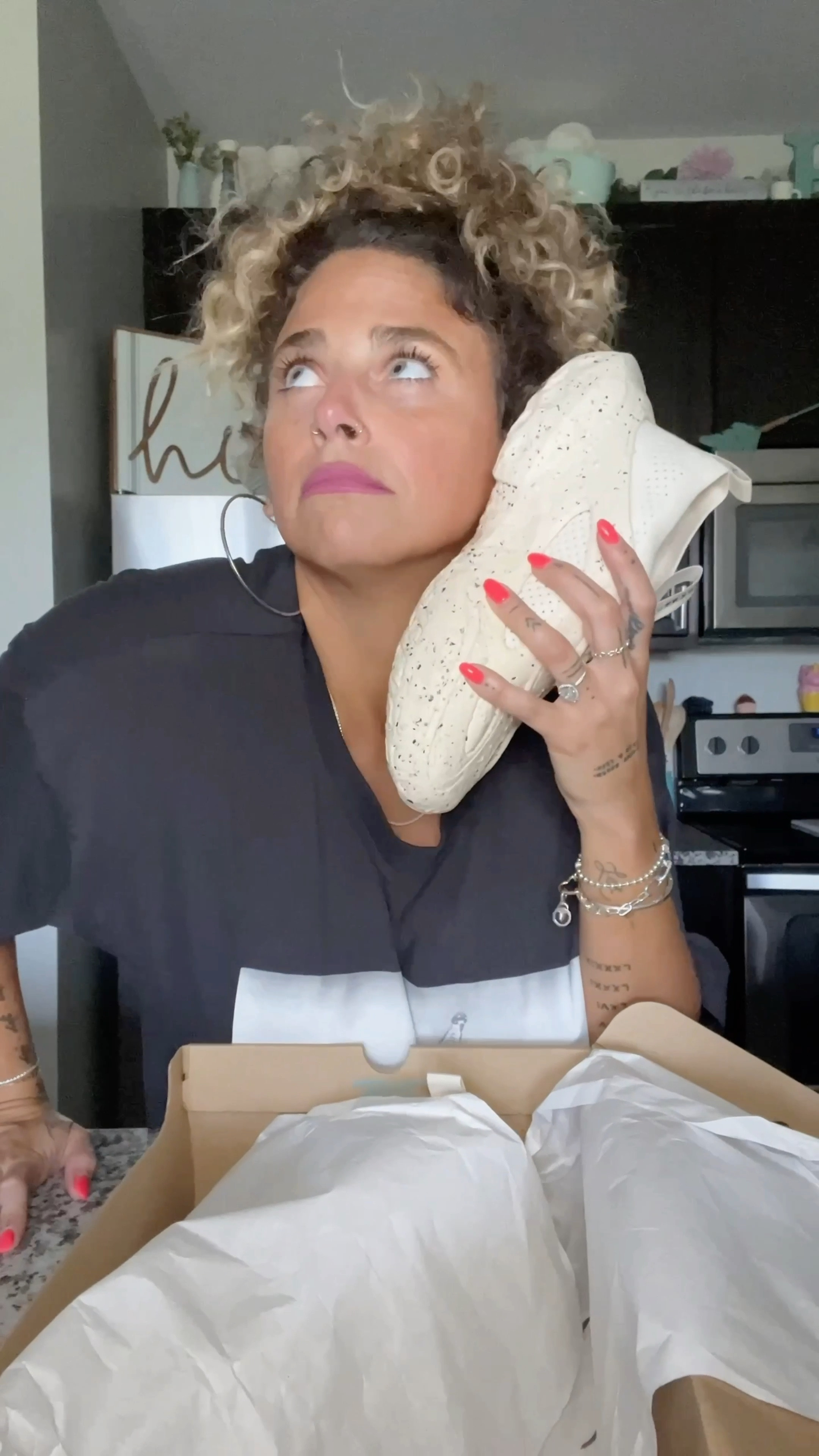 #Converse x #AColdWall Sponge Crater CX (runs BIG! Order 1 whole size down!) 

I got my Biggie #bandtee from #Forever21. I don’t see this exact one on the website so I tagged a similar option! 💜

#LTKcurves #LTKshoecrush #LTKmens