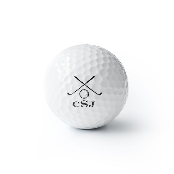 Personalized Golf Ball Set Refill, Set of 12 | Mark and Graham