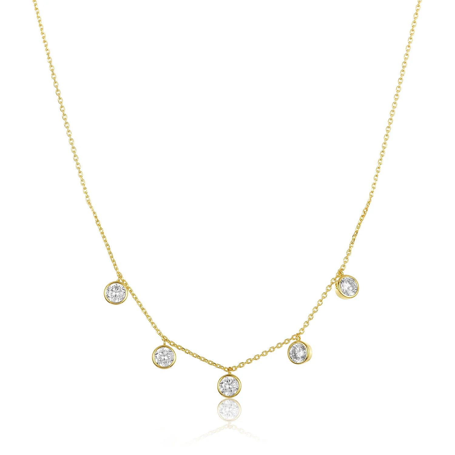 Diamond Raindrop Necklace | Melinda Maria