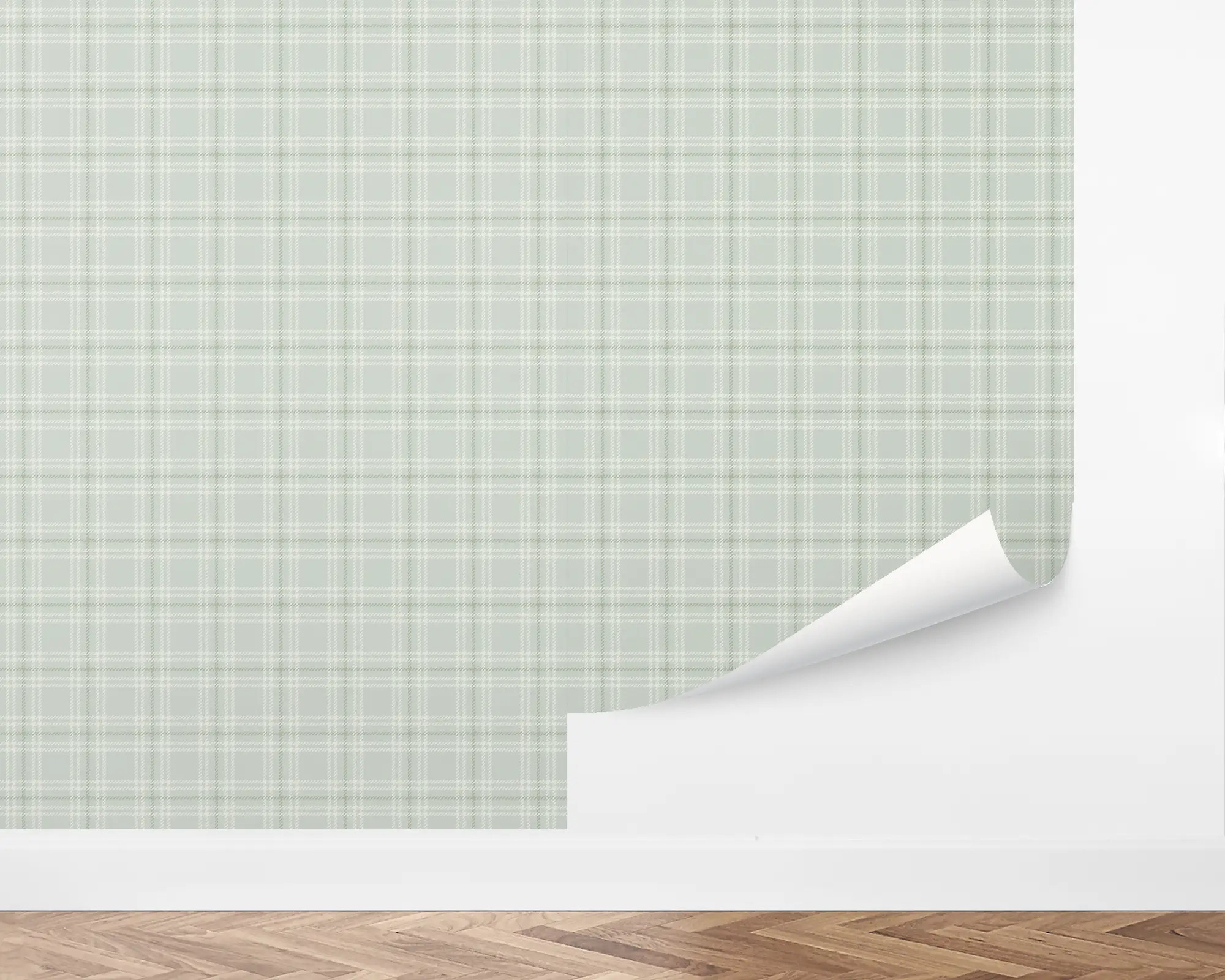 Laurel Plaid Wallpaper | Love vs. Design