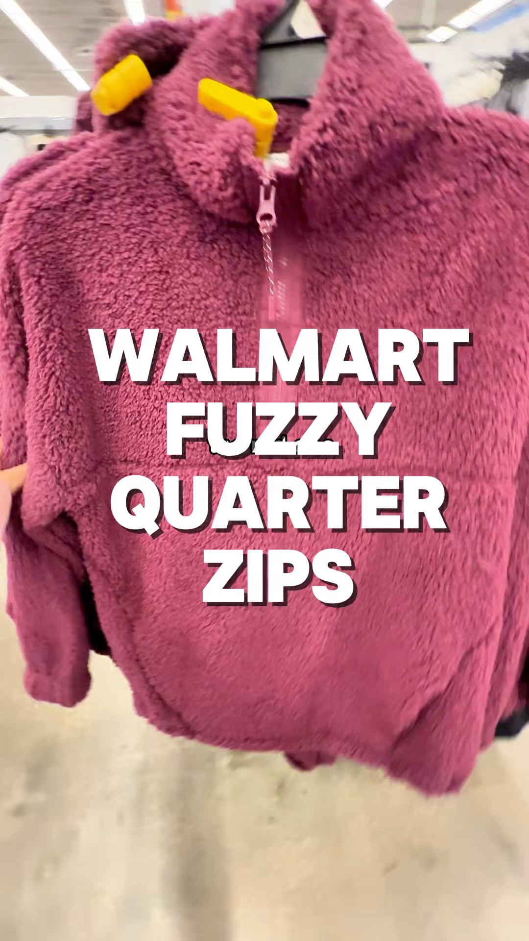 The most comfortable Walmart fuzzy quarter zip! I got the burgundy, red and light blue last year. This year I might need to grab the mountains one?! 

Depending how you want it to fit you could size up or be true to size. #target #sweater #quarterzip 

#LTKSeasonal #LTKFindsUnder50 #LTKActive