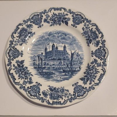 Wedgewood "Royal Homes of Britain Blue" 6 7/8 Inch Dessert Plate | eBay US