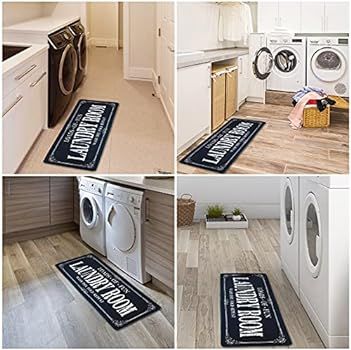 Amazon.com: Laundry Room Rug Runner Non Slip Laundry Mats Mudroom Runner Farmhouse Kitchen Floor ... | Amazon (US)