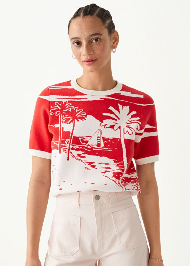 Jacquard Knit Landscape Top | & Other Stories (EU + UK)