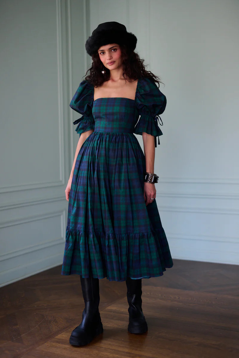 The Scotland Plaid Market Dress | Selkie Collection