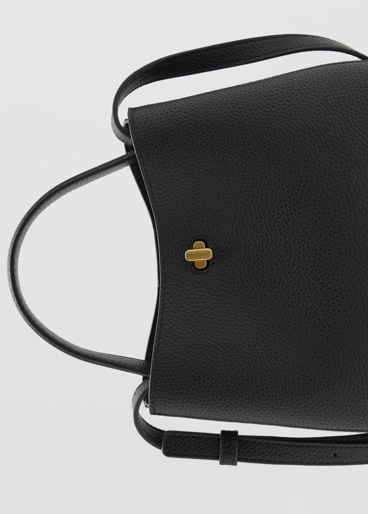 Mini shopper bag with metallic detail - Women | MANGO United Kingdom | MANGO (UK)