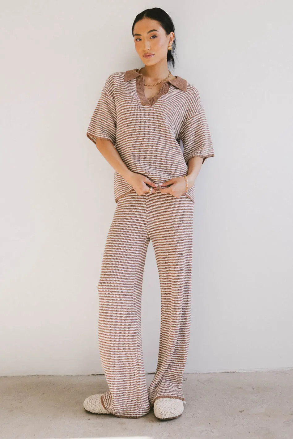 Matilda Striped Knit Pants | Böhme US