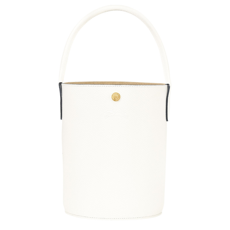 Épure S Bucket bag White - Leather (10161HYZ007) | Longchamp GB | Longchamp