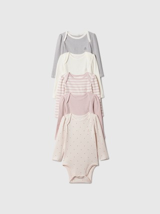 Baby First Favorites Rib Bodysuit (5-Pack) | Gap (US)