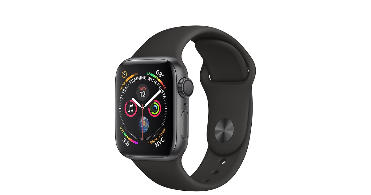 Space Gray Aluminum Case with Black Sport Band | Apple (US)