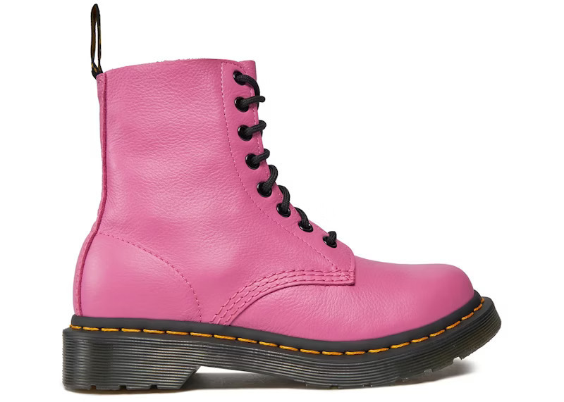 Dr. Martens 1460 Pascal Virginia Leather Boot (Women's) Sneakers in Thrift Pink | StockX