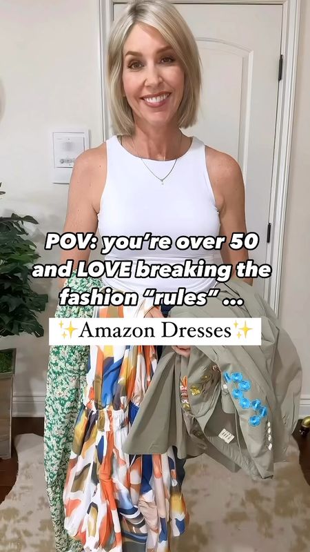 Here are 3 of my favorite Amazon dresses for summer, at any age!  The short dress is out of stock in my color, but added other options. Fit is true to size in all 3. They come in other colors too!

#LTKOver40 #LTKFindsUnder50 #LTKVideo