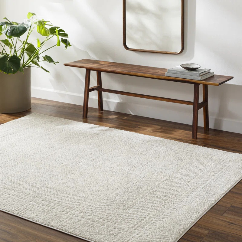 Calvo Ivory/Off-White Area Rug | Wayfair North America