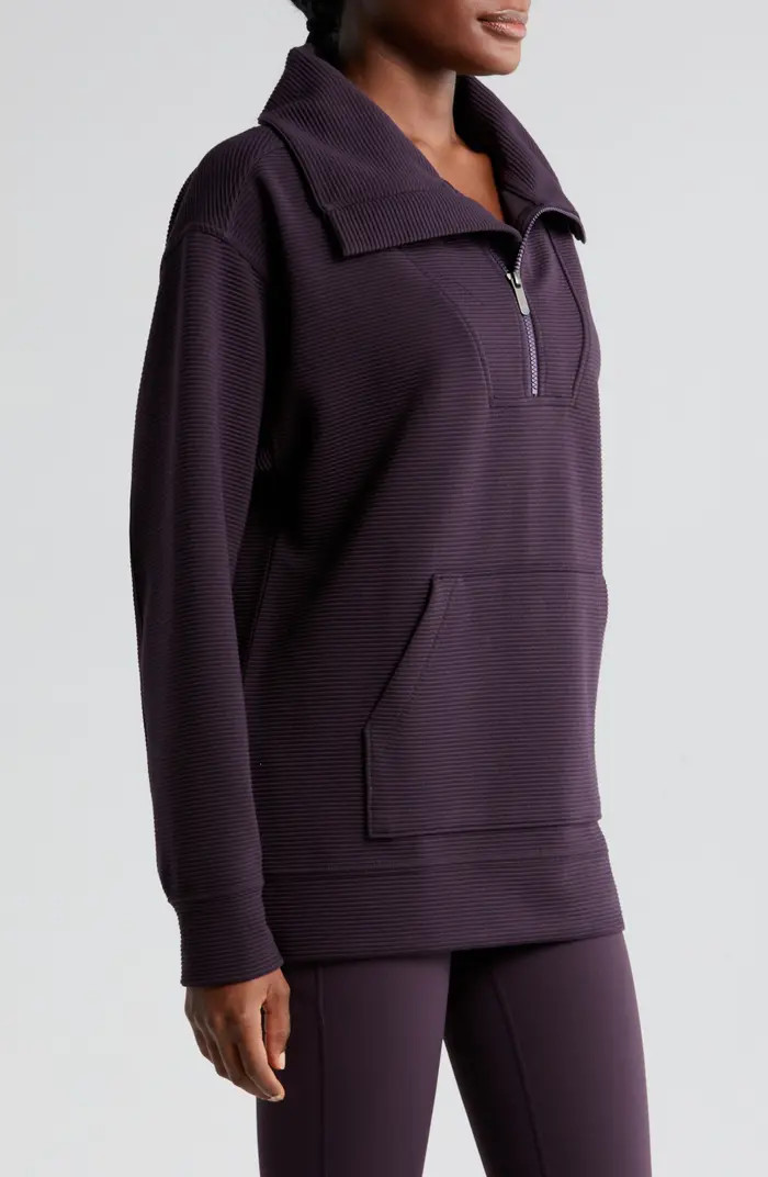 Cozy Ottoman Rib Half Zip Pullover | Nordstrom