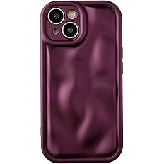 Caseative Water Ripple Wave Meteorite Bubble Pattern Chrome Plating Electroplated Candy Color Sof... | Amazon (US)