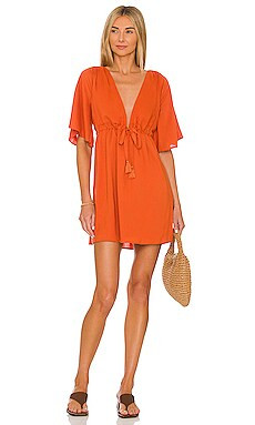 House of Harlow 1960 x REVOLVE Rouvella Mini Dress in Rust from Revolve.com | Revolve Clothing (Global)