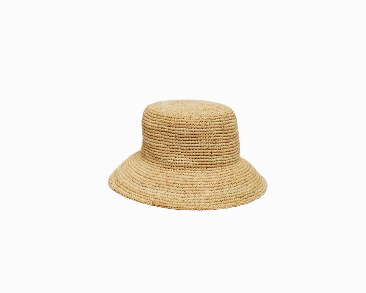 Cannes Straw Bucket Hat | Vitamin A Swim