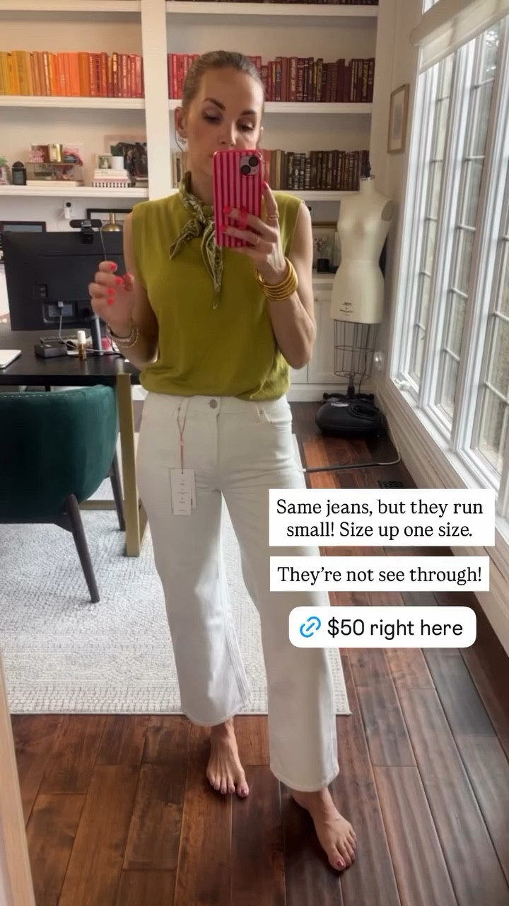 @onequince Bella Jean in white! Size up one! This is the 28 inseam 

#LTKgrwm #LTKootd