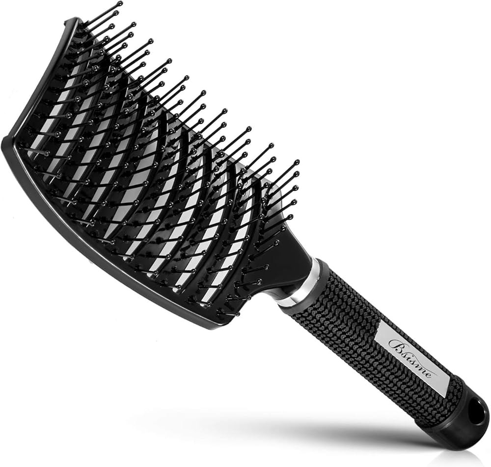 Hair Brush, Professional Curved Vented Brush for Faster Blow Drying for Women, Men, Paddle Detang... | Amazon (US)