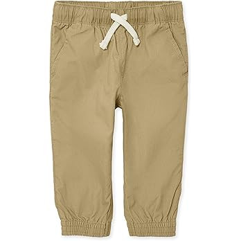 The Children's Place Baby Boys' and Toddler Stretch Pull on Jogger Pants | Amazon (US)