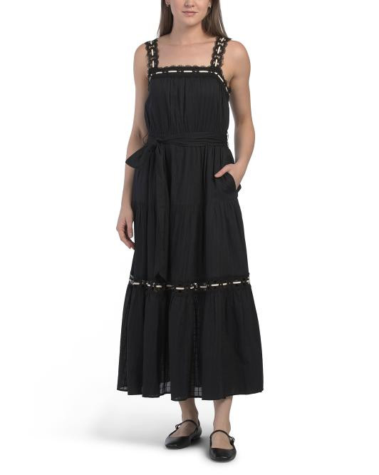 Lace Detail Patio Dress | TJ Maxx