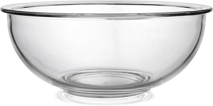 BOVADO USA 4 Quart Glass Bowl for Storage, Mixing, Serving - Clear, Dishwasher, Freezer & Oven Sa... | Amazon (US)