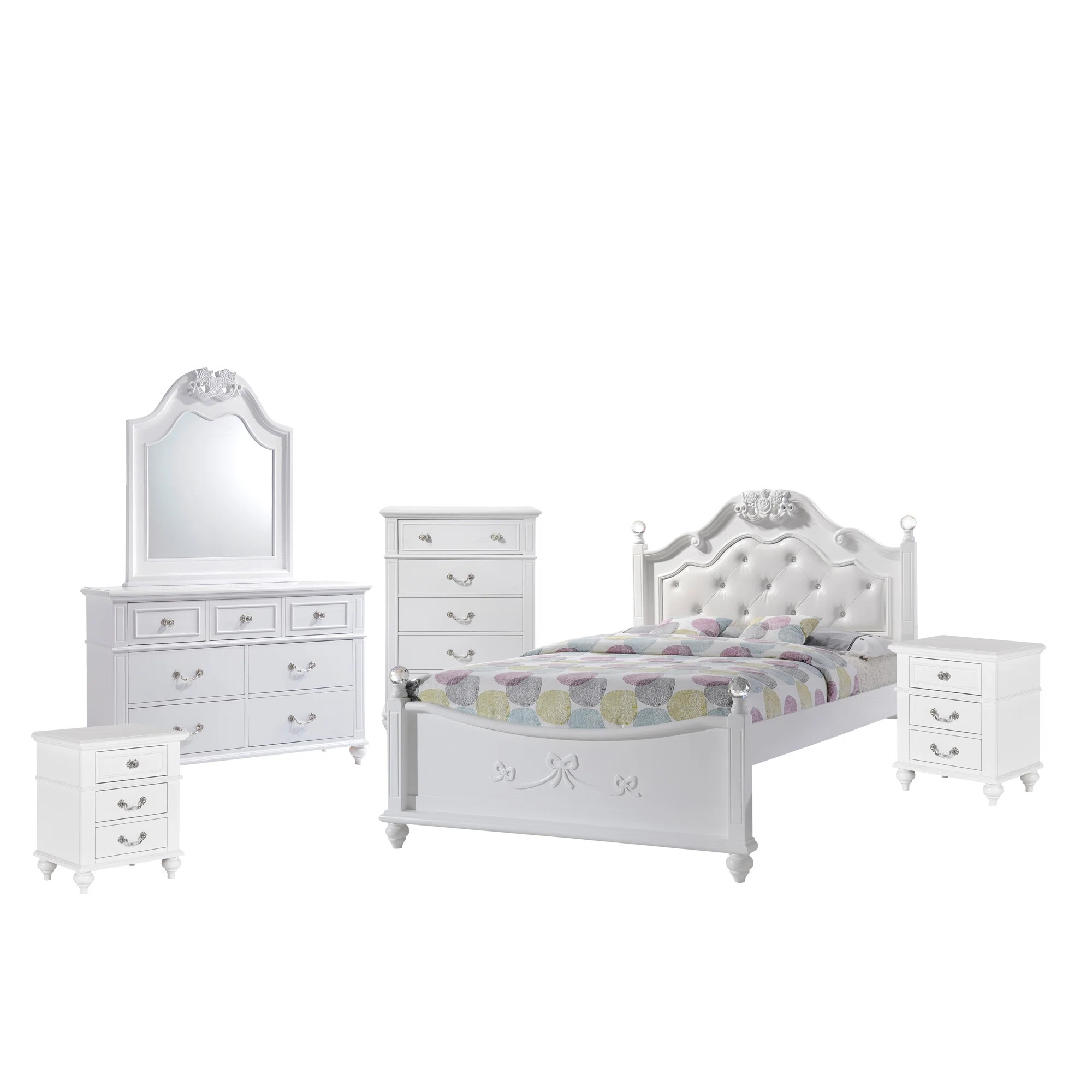 Kirklan Full Platform 6PC Bedroom Set | Wayfair North America