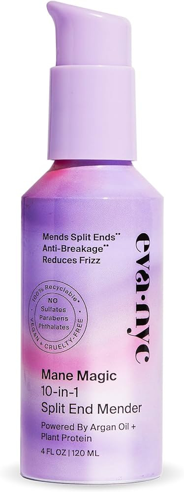 Eva NYC Mane Magic 10-in-1 Split End Mender Hair Treatment, 4 Fl Oz, Repairs ends for healthier, ... | Amazon (US)