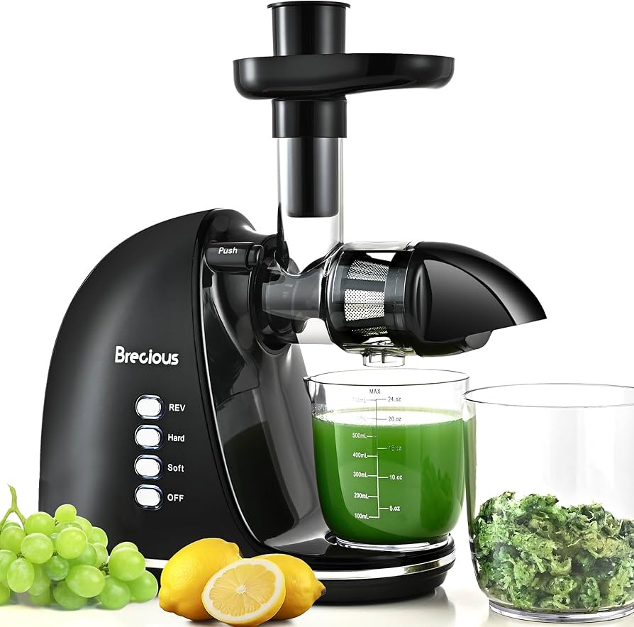 Slow Masticating Juicer,Brecious Cold Press Juicer with 2 Speed Modes & Quiet Motor,Juicer Machin... | Amazon (US)