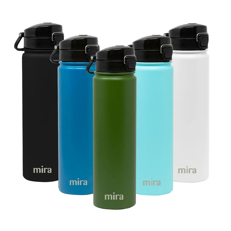 MIRA Stainless Steel Water Bottle | Vacuum Insulated Metal Thermos Flask Keeps Cold for 24 Hours,... | Walmart (US)