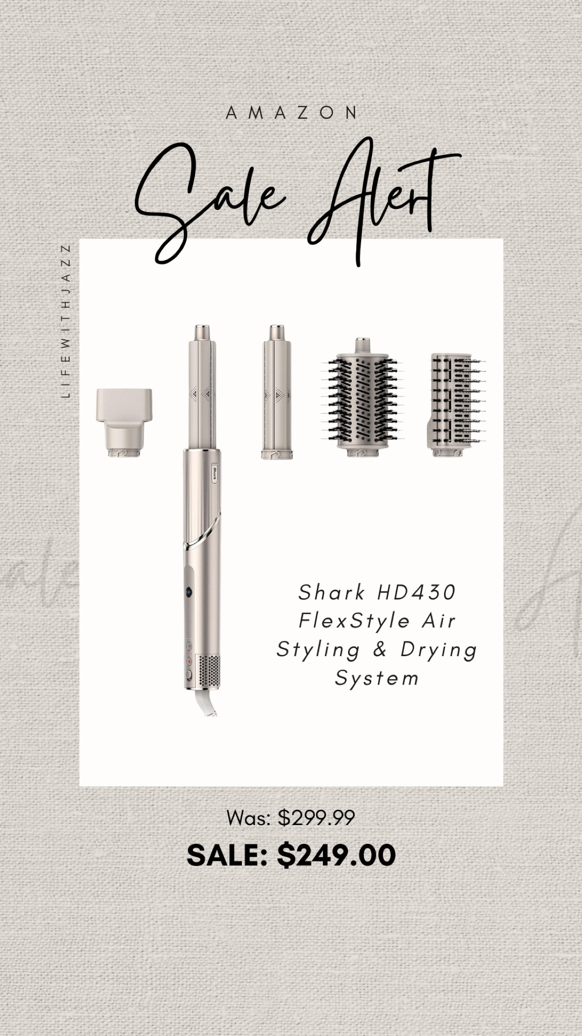 Shark hd430 flex style air styling & drying system is on sale at Amazon! 

Amazon / hair 

#LTKSaleAlert #LTKxPrimeDay
