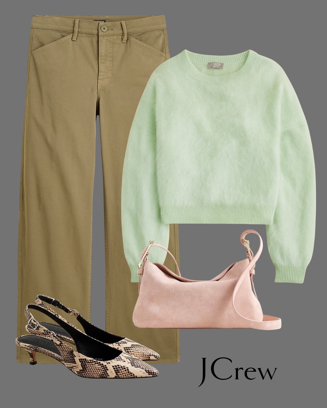 Jcrew new spring arrivals! Fun color combos to try. Shop your closet first for outfit inspo! Save this post for when you don’t know what to wear 💚🩷

#LTKSpringSale #LTKOver40 #LTKootd