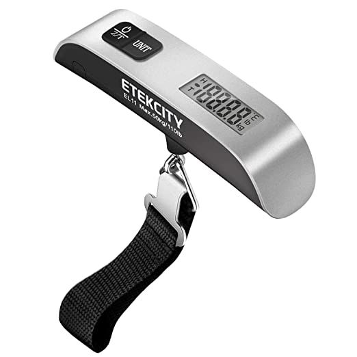 Etekcity Luggage Scale, Digital Portable Handheld Suitcase Weight for Travel with Rubber Paint, T... | Amazon (US)