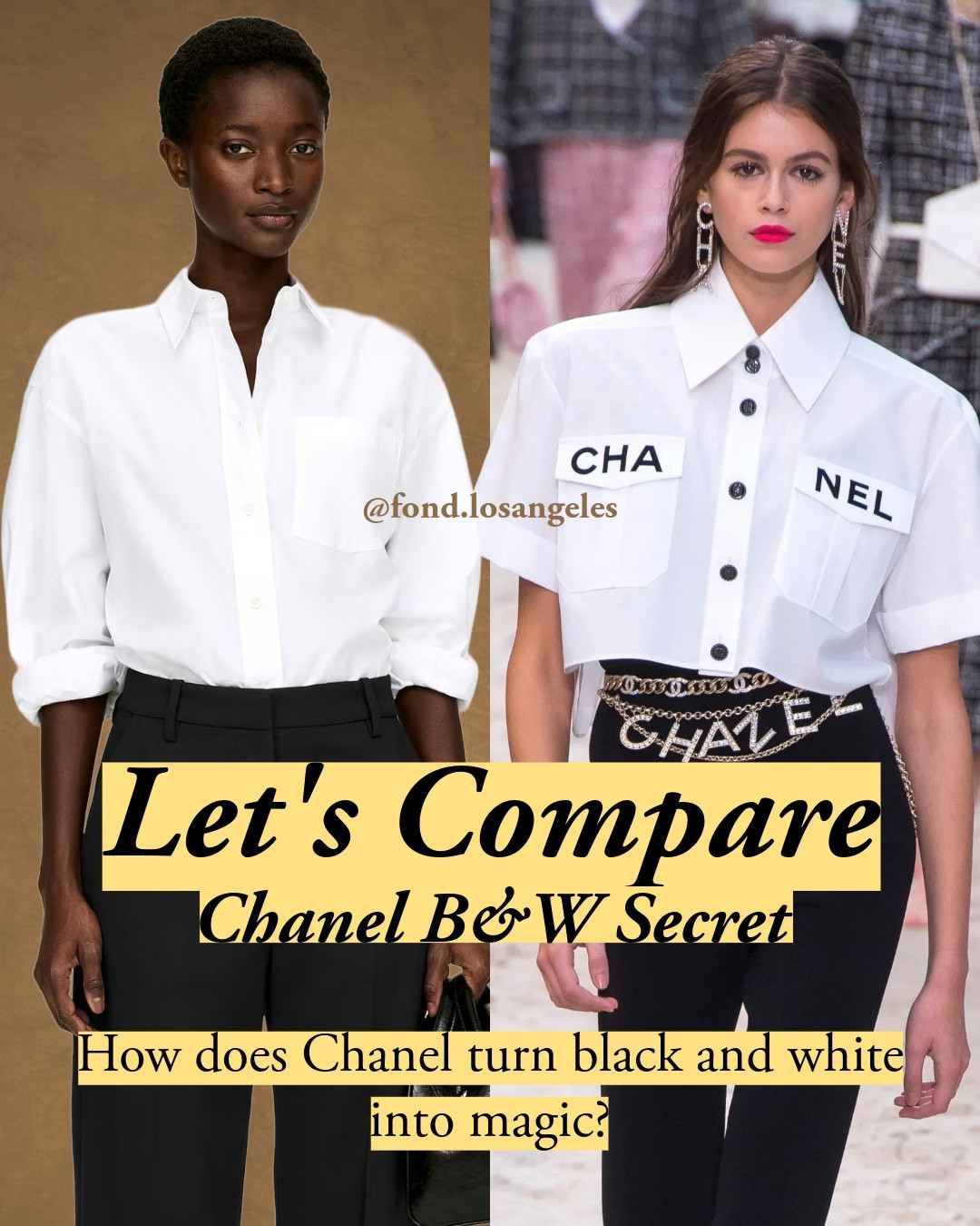 Chanel’s iconic black and whites come down to this: pieces that blend instead of stack solid blocks of color. These picks use texture, varied materials, and design details that soften the contrast - no solid blocks. Get that composed Chanel look with tweed pants, brocade skirts, cap-toe shoes, textured accessories, sneakers, and pieces with interesting necklines that show skin. 🖤🤍Chanel style, black and white outfits, timeless style, elegant outfits, French style, capsule wardrobe, classic wardrobe staples, adidas, Reformation, Banana Republic, J.Crew, Quince, pearls, workwear, office outfits, holiday party looks



#LTKFindsUnder50 #LTKSaleAlert #LTKWorkwear