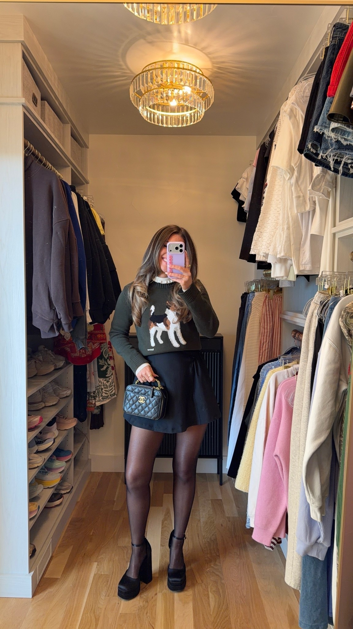 black abercrombie workout dress with built in bra and shorts styled with olive green sweater with dog print over white turtleneck and tights with platform heels fall outfit  🍂

I’m 5’4” and wearing my usual small

vivrelle code: emerson20

workout dress, activewear, athleisure, exercise dress, black dress, fall looks, fall outfit, holiday outfit, game day outfit, skort outfits, athletic skorts, casual skort outfits, summer skort outfits, skort dress, everyday skort outfits

#LTKgrwm #LTKSeasonal #LTKActive