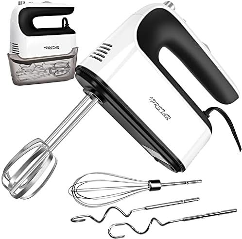 Hand Mixer Electric, IPRSTAR 400W Ultra Power 5 Speed Kitchen Handheld Mixers with Storage Case a... | Amazon (US)