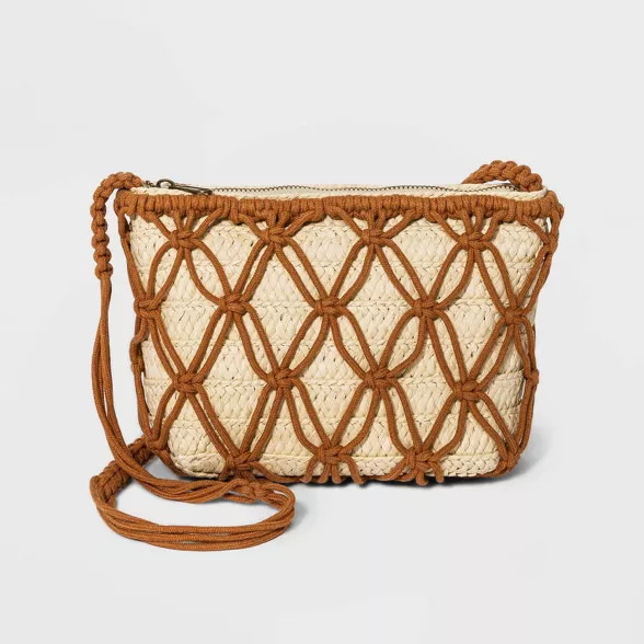 Straw Crossbody Bag - Universal Thread™ | Target