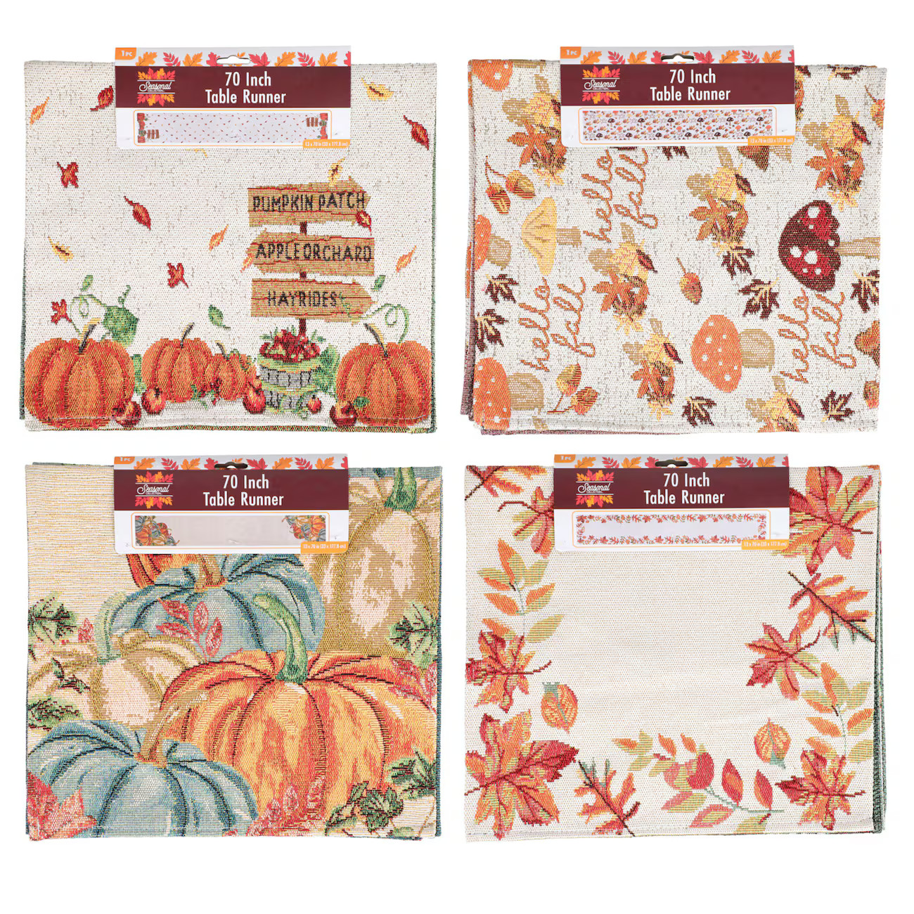 Seasonal Collection 70-inch Table Runner, Assorted Designs, 1-ct. | DollarTree