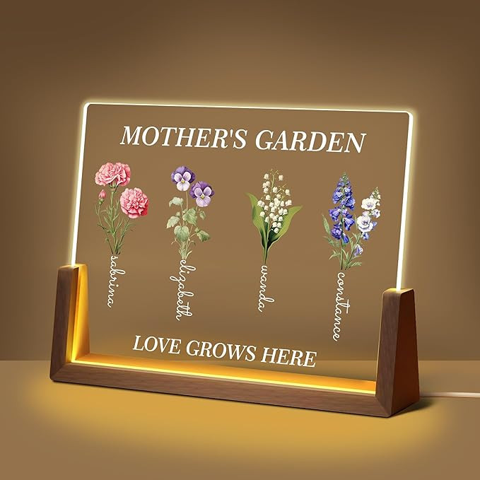 Personalized Mothers Day Birthday Gifts For Mom Grandma Wife, Custom Mom Gifts From Daughter Son,... | Amazon (US)