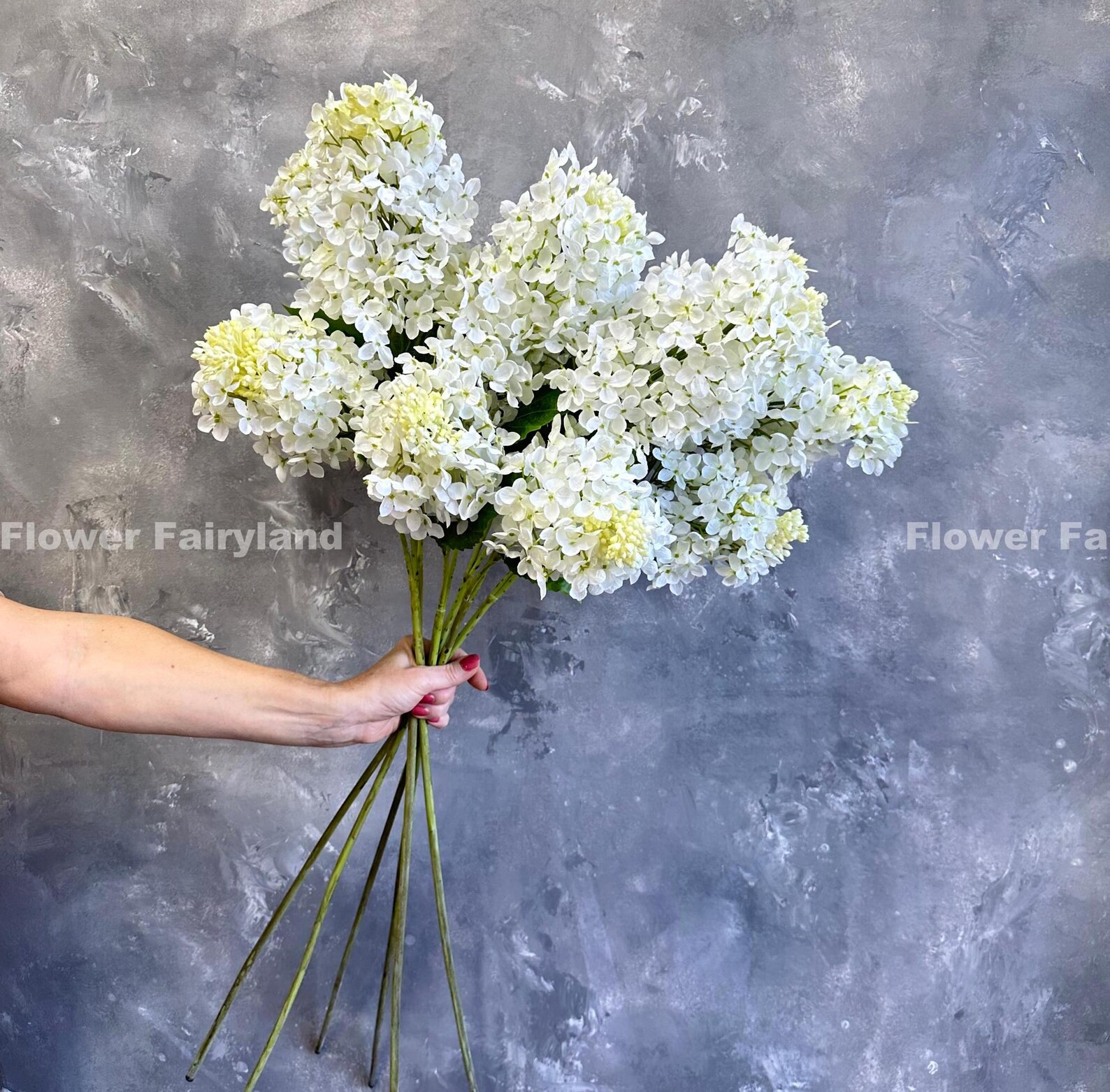 2 Heads Panicle Hydrangea | High Quality Artificial Flower | DIY | Centerpieces | Wedding/home De... | Etsy (US)