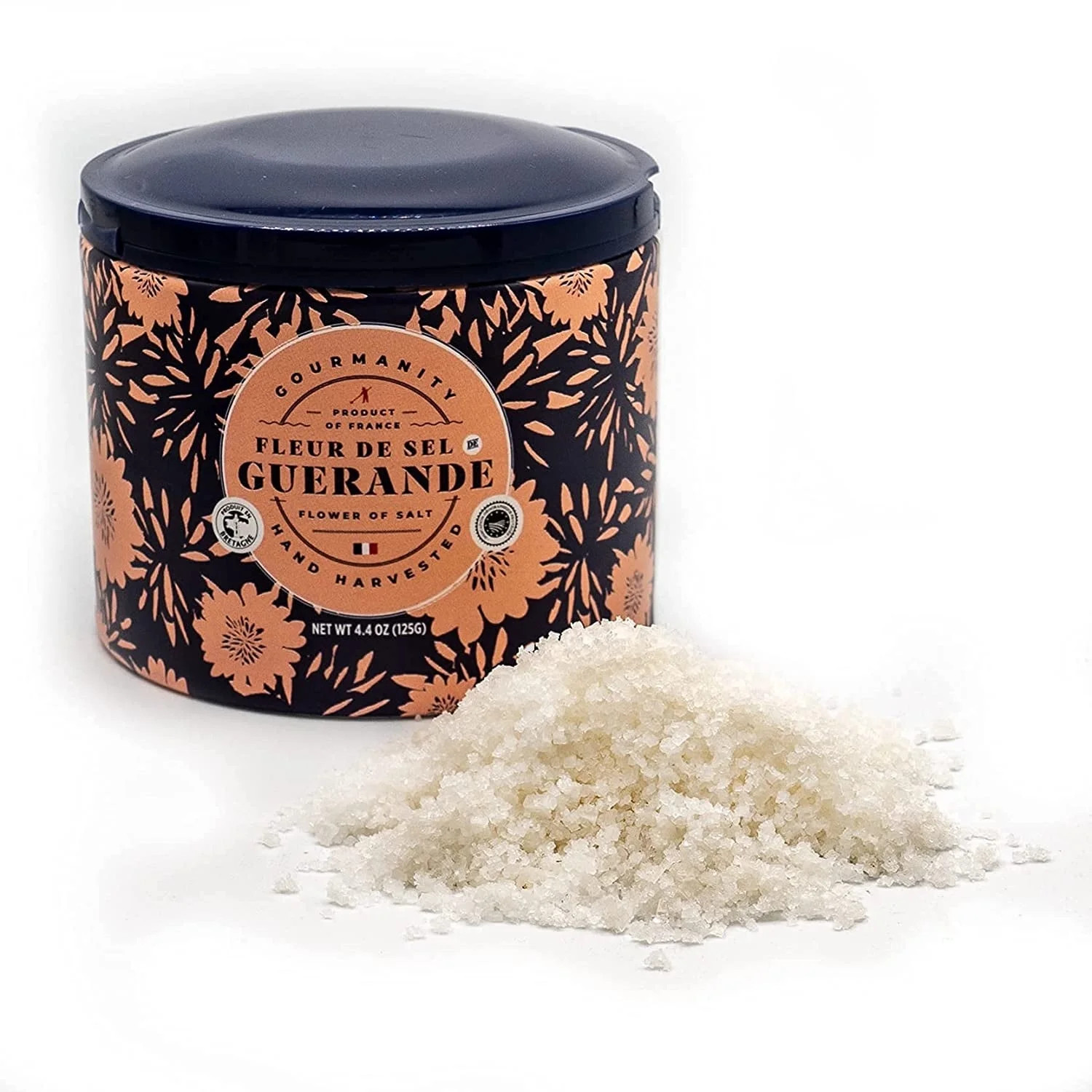 Gourmanity 4.4 oz Fleur De Sel De Guerande, Hand-harvested French Salt Fleur De Sel French Sea Sa... | Walmart (US)