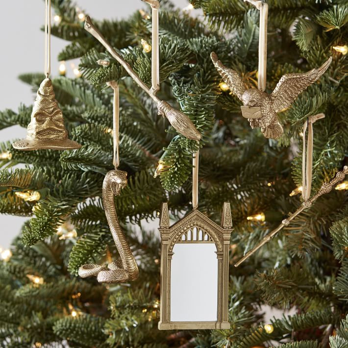 Harry Potter™ Antique Gold Ornaments | Pottery Barn Teen