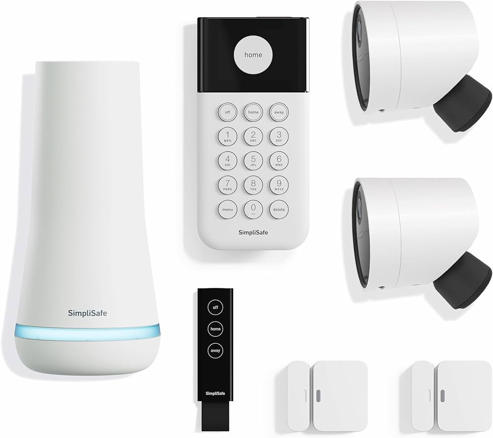 SimpliSafe 7 Piece Wireless Outdoor Camera Home Security System - Optional 24/7 Professional Moni... | Amazon (US)